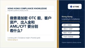 做香港加密 OTC 前，客户资产、出入金和 AML/CFT 要分别看什么？