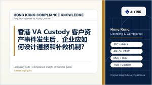 香港 VA Custody 客户资产事件发生后，企业应如何设计通报和补救机制？