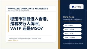 稳定币项目进入香港，是看发行人牌照、VATP 还是 MSO？