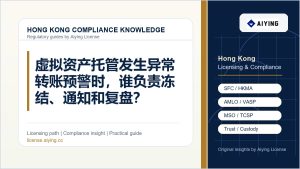 虚拟资产托管发生异常转账预警时，谁负责冻结、通知和复盘？