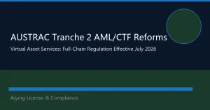 澳大利亚AUSTRAC第二期AML/CTF改革7月1日全面生效：虚拟资产服务商监管从法币兑换扩展至加密交易、托管与转账全链条