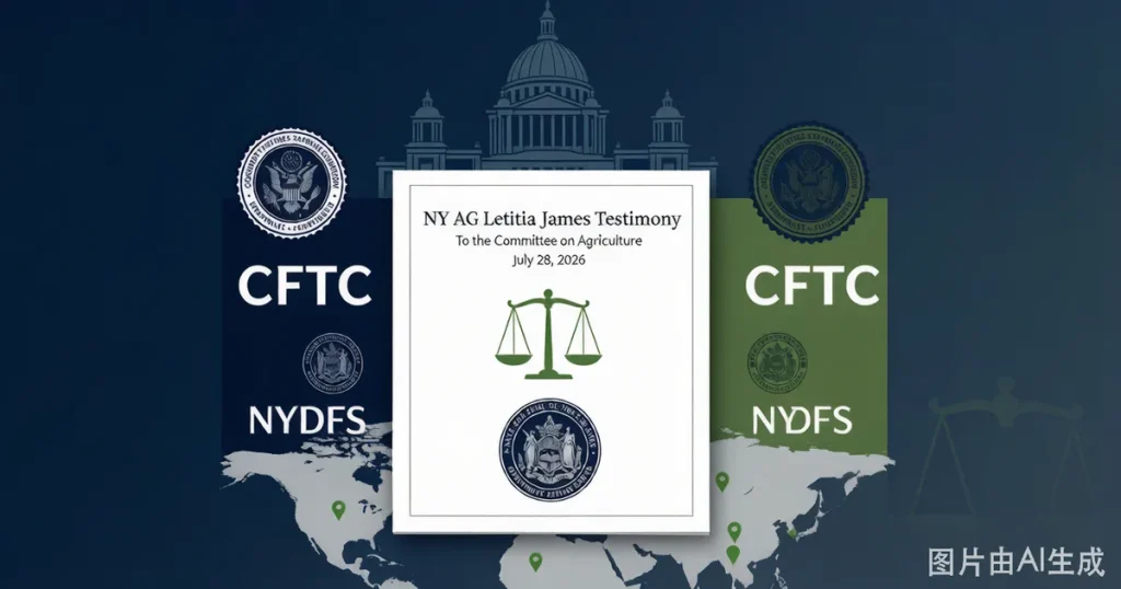 美国纽约州总检察长警告 CLARITY Act 或削弱州级加密执法：BitLicense 十年框架面临联邦优先权挑战