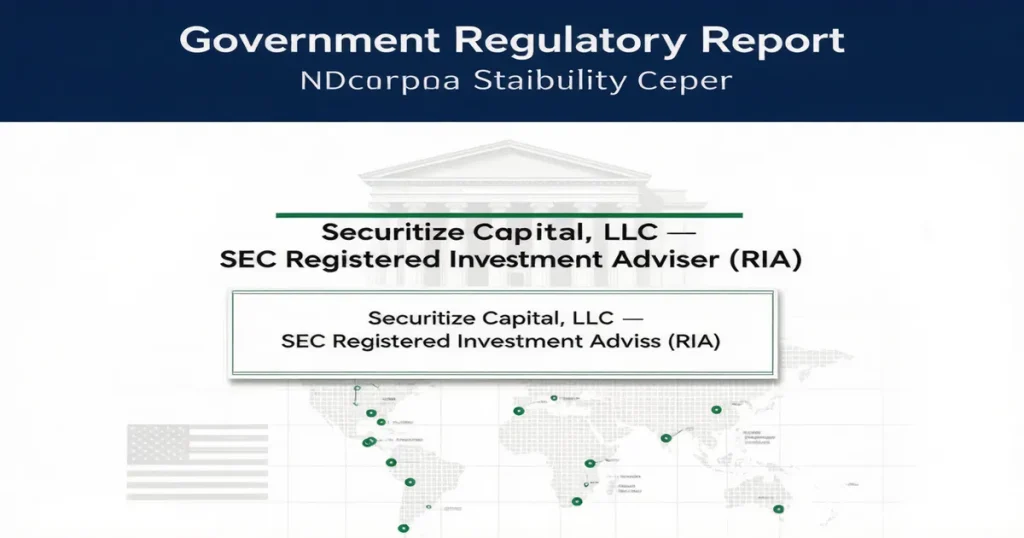 美国 SEC 批准 Securitize Capital 投资顾问登记：代币化平台全牌照矩阵成型