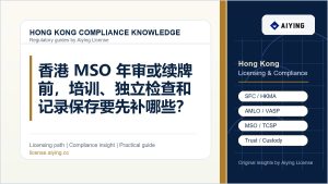 香港 MSO 年审或续牌前，培训、独立检查和记录保存要先补哪些？