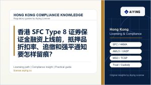 香港 SFC Type 8 证券保证金融资上线前，抵押品折扣率、追缴和强平通知要怎样留痕？