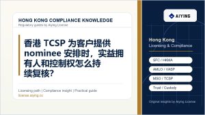香港 TCSP 为客户提供 nominee 安排时，实益拥有人和控制权怎么持续复核？