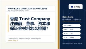 香港 Trust Company 注册前，董事、资本和保证金材料怎么排期？