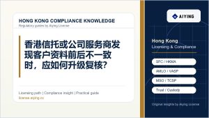 香港信托或公司服务商发现客户资料前后不一致时，应如何升级复核？