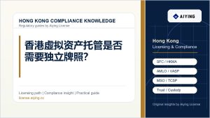 香港虚拟资产托管是否需要独立牌照？
