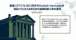 美国 CFTC 与 SEC 联合起诉 Goliath Ventures：近 4 亿美元加密庞氏骗局的执法全景与合规启示