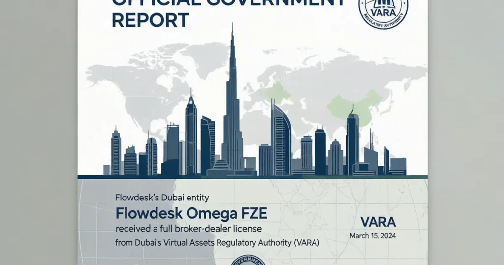 迪拜 VARA 经纪交易商牌照:Flowdesk 获完整发牌解析