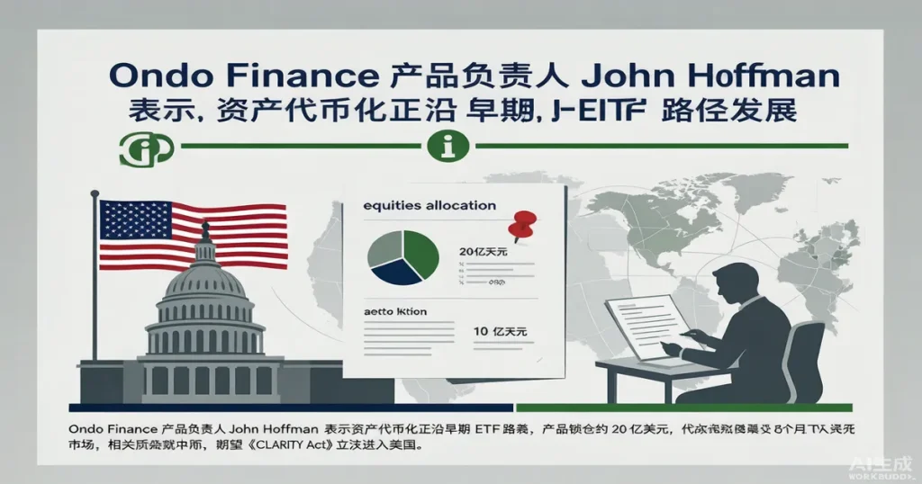 Ondo 高管:资产代币化正沿早期 ETF 路径发展 美国外市场先行