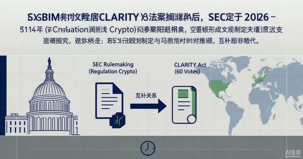 美国 SEC 在 CLARITY 法案缺位下自行推进加密监管：华盛顿双轨博弈的完整时间线与合规影响