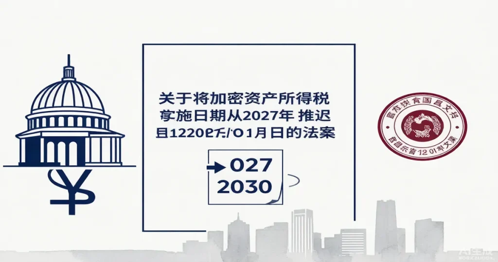 韩国执政党提案将加密资产税推迟至2030年：第四次延期的制度博弈与投资者影响