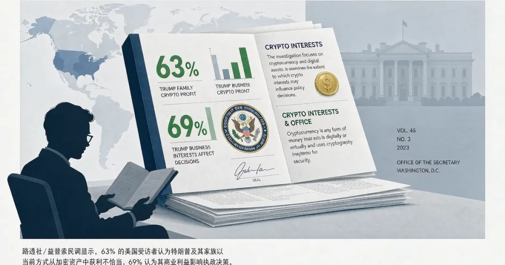 美国民调:多数民众认为特朗普家族加密资产获利逾越合规底线