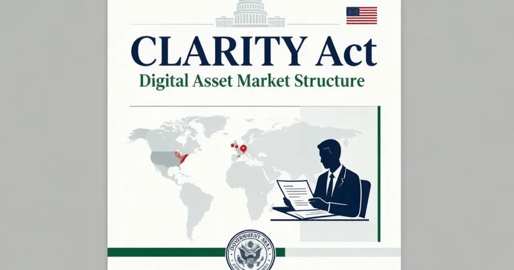 美国 CLARITY 法案 2026 解读：数字资产 SEC/CFTC 牌照管辖权划分与交易所合规要求