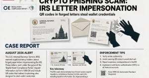 美国 IRS 警告加密投资者警惕假冒纸质钓鱼信：合规通讯与反诈骗义务