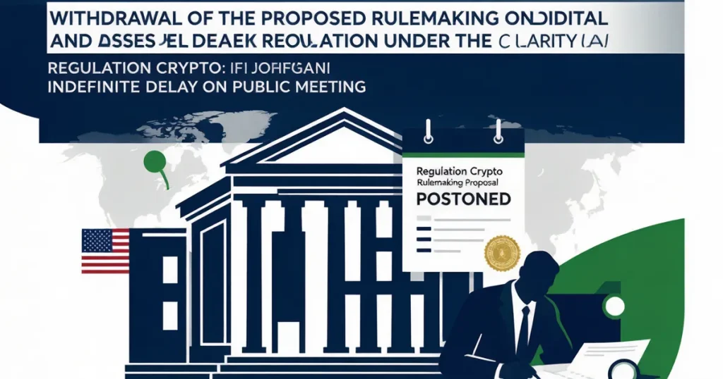 美国 证券牌照｜SEC 取消 Reg Crypto 拟议规则会议，监管时间表再陷真空