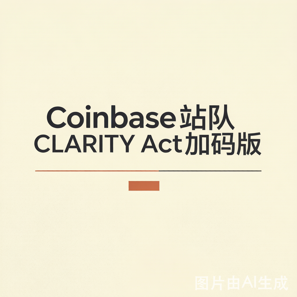 Coinbase站队CLARITY Act加码版：消费者保护升级，但特朗普豁免条款引发TDC持续抵制