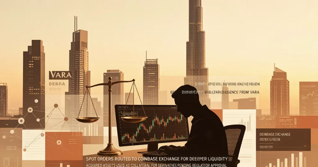 Deribit 获迪拜 VARA 经纪交易商牌照：现货订单路由 Coinbase 背后的流动性基础设施合规