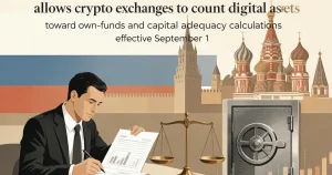 俄罗斯央行拟将数字资产纳入券商资本充足率：25% 上限与 9 月 1 日生效前的审慎监管校准
