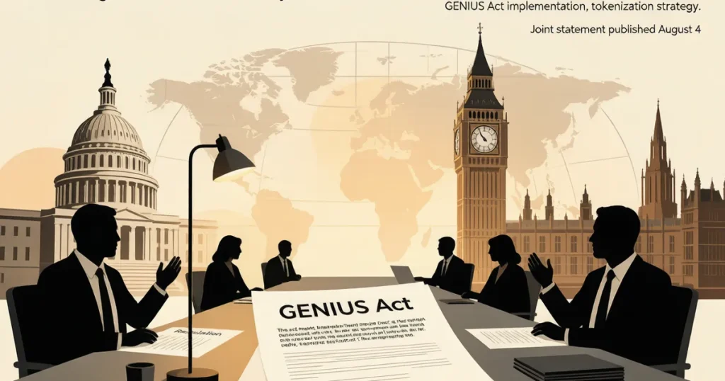 GENIUS Act跨境对等条款首登FRWG议程:美英稳定币与代币化「监管趋同」如何重塑大西洋两岸合规版图